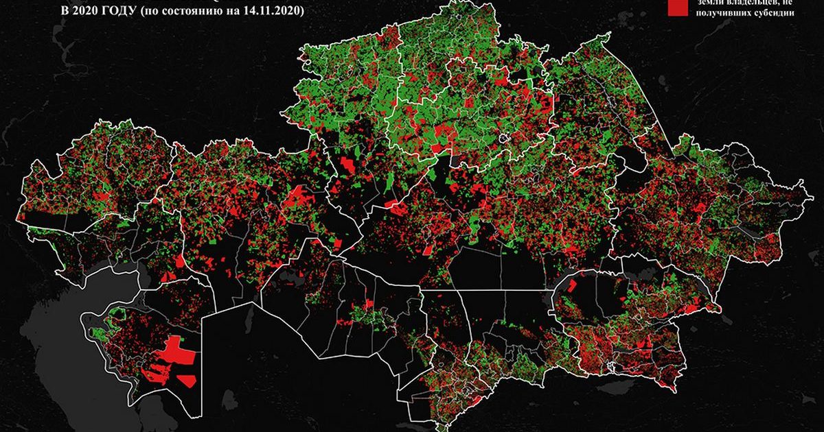 Карта сельского хозяйства казахстана